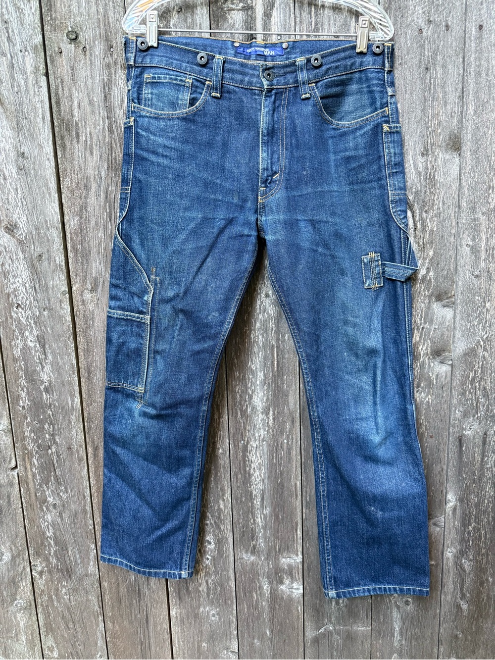 Junya Watanabe x Comme des Garçon MAN Dark Blue Denim Carpenter Jeans M AD2009 - Picture 3 of 16